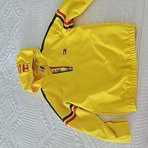 Tommy hilfiger rain jacket  size7,yellow
